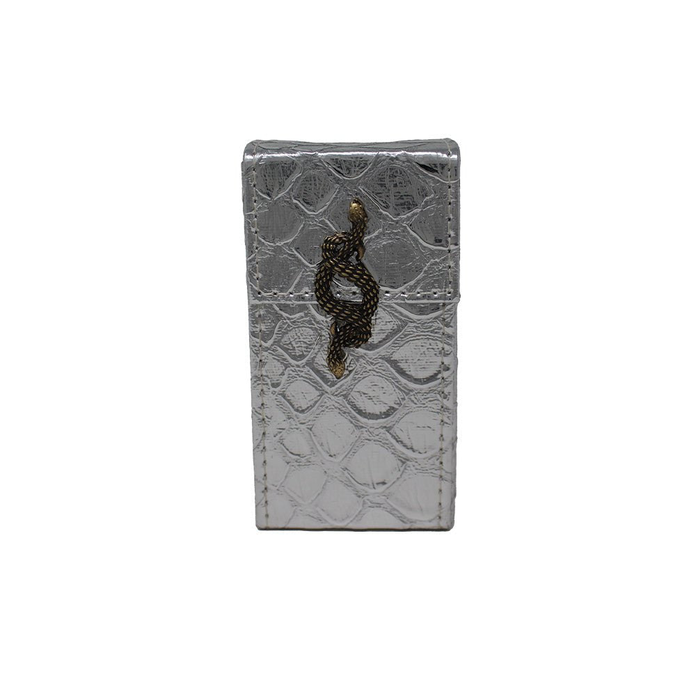 Large Cigarette Case with Snake - LAURA CANTU JEWELRY US