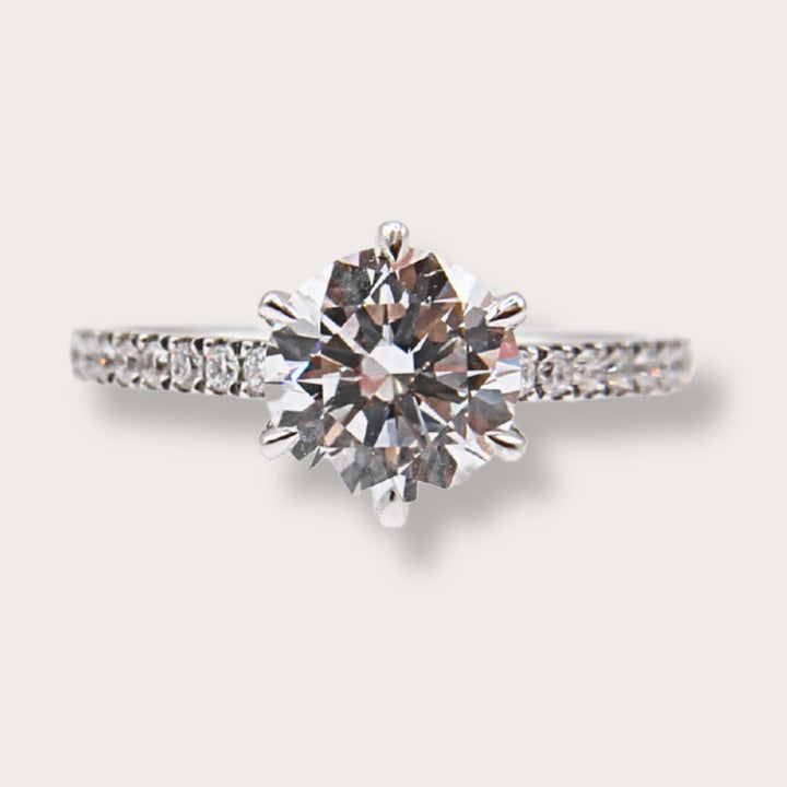 Round Diamond Ring 1.75ct