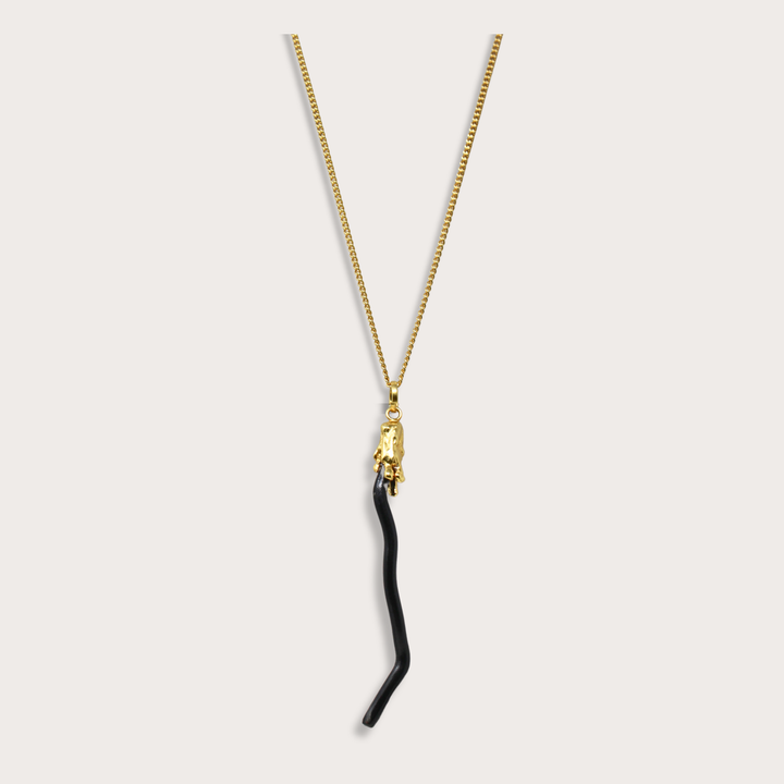 Coral Pendant / Flat Chain