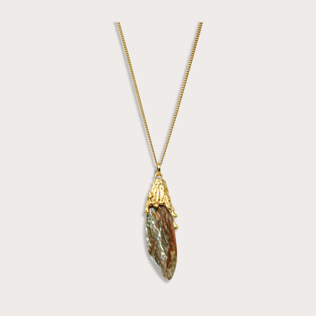 Abulone Pendant / Flat Chain