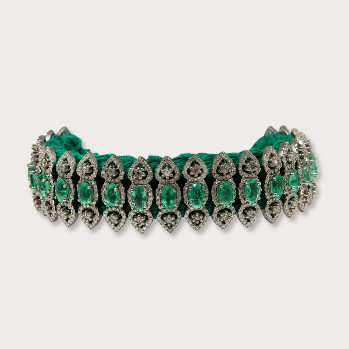 Pulsera Macrame Green Emerald II