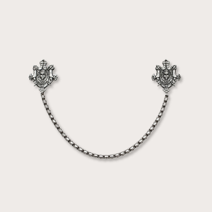 Broche Escudo con Cadena