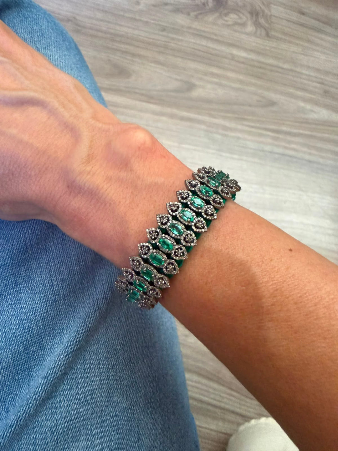 Pulsera Macrame Green Emerald II