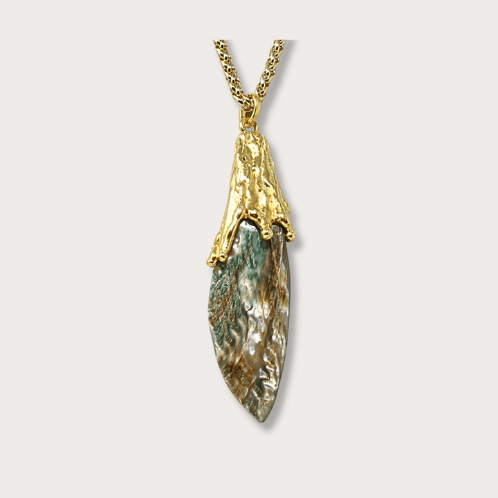 Abulon Pendant Necklace - LAURA CANTU JEWELRY