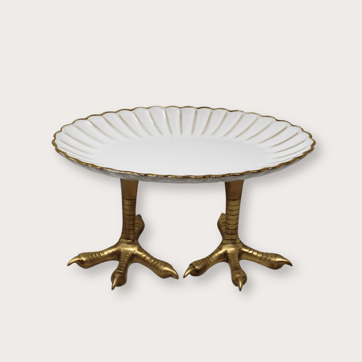 Adorno Garras Mini Con Plato Ondulado - LAURA CANTU JEWELRY