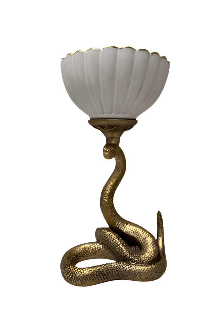 Adorno Víbora con Plato Hondo - LAURA CANTU JEWELRY