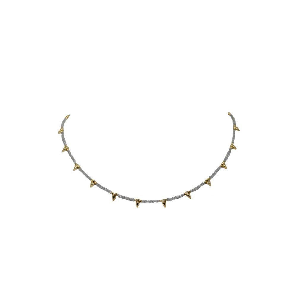 Ana Spike Necklace - LAURA CANTU JEWELRY US