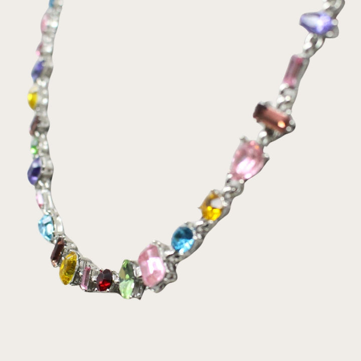 Andrea Multicolor Stone Necklace - LAURA CANTU JEWELRY