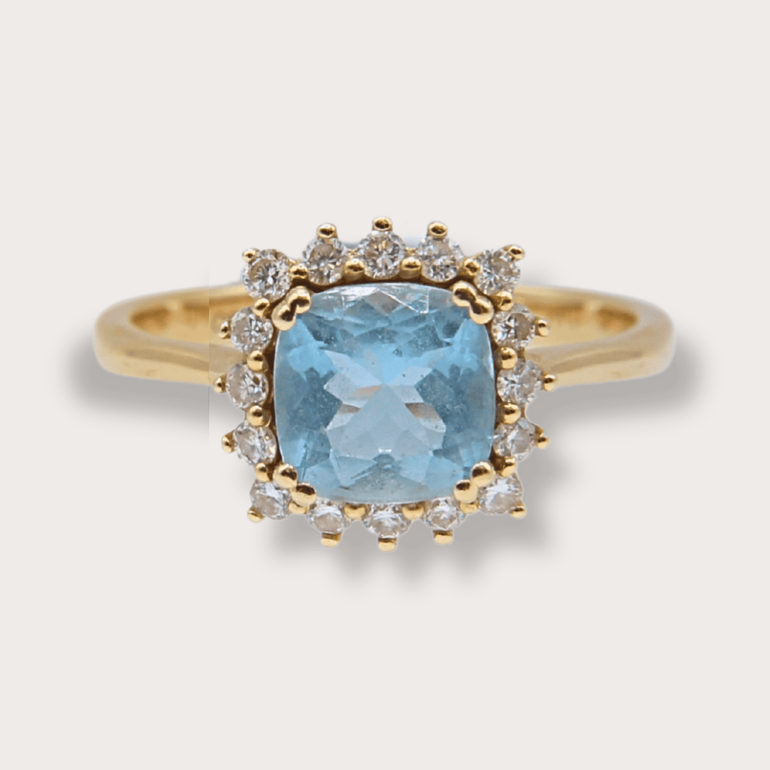Anillo de aquamarina - LAURA CANTU JEWELRY