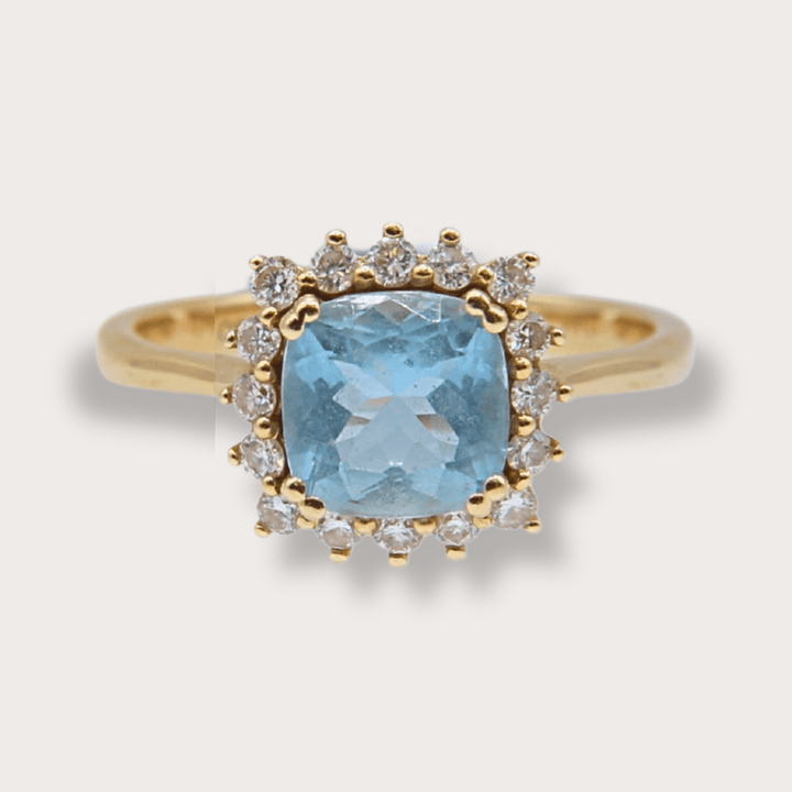 Anillo de aquamarina - LAURA CANTU JEWELRY