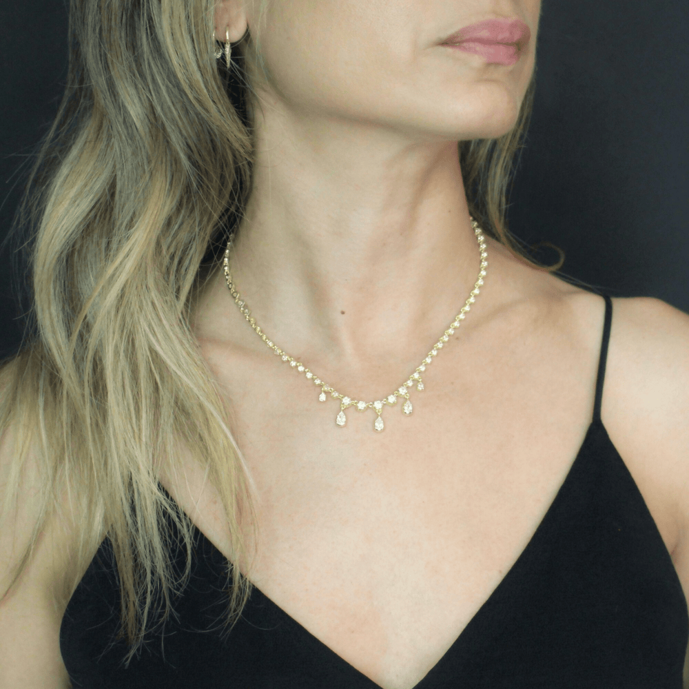 Antique Victorian Necklace Gold Plated - LAURA CANTU JEWELRY