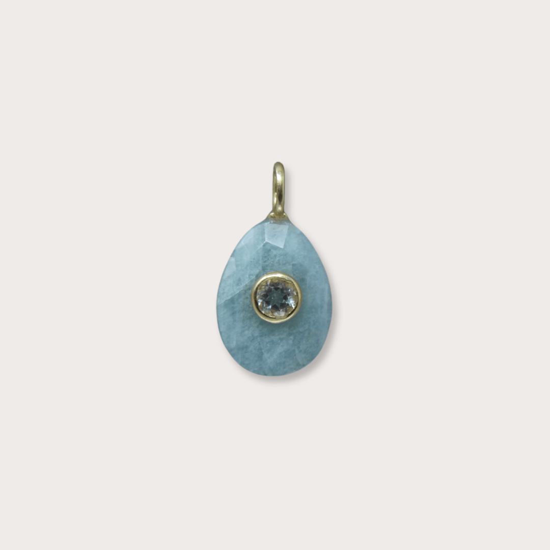 Aquamarine Oval Small - LAURA CANTU JEWELRY