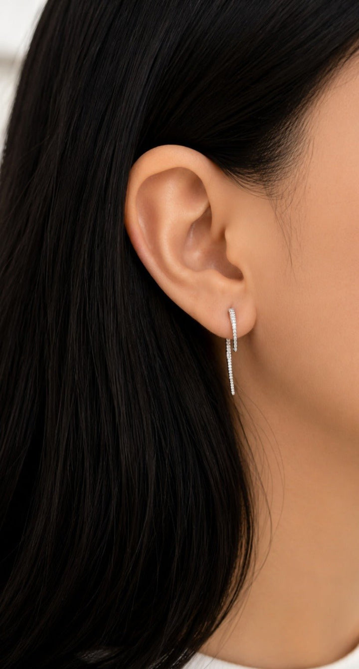 Aretes de Oro con Diamantes - LAURA CANTU JEWELRY