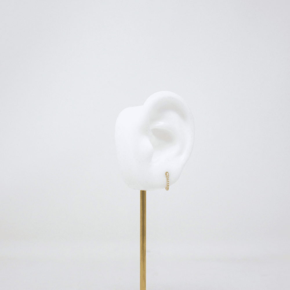 Arracadas de Oro y Diamantes - LAURA CANTU JEWELRY