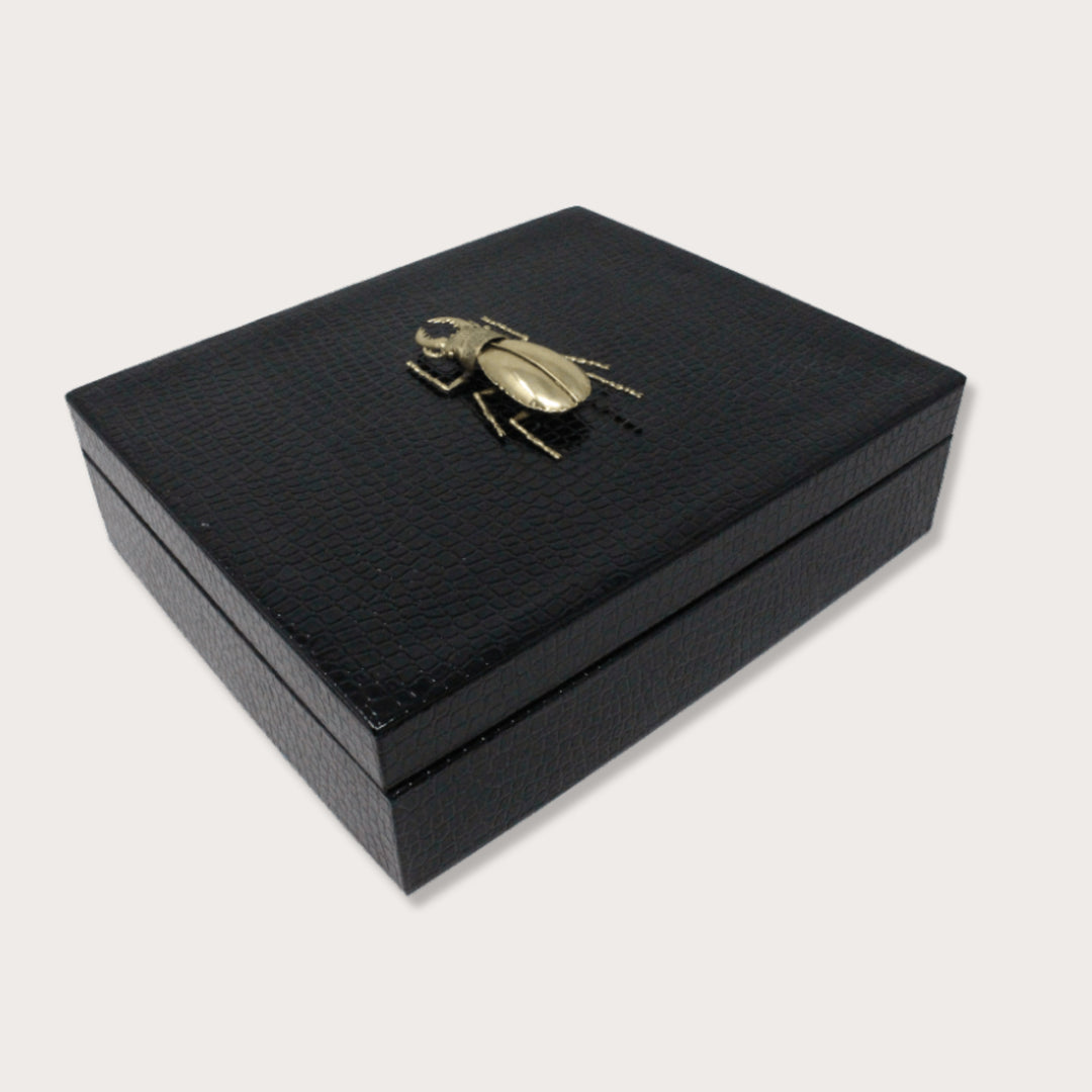 Beetle Embossed Big Box - LAURA CANTU JEWELRY