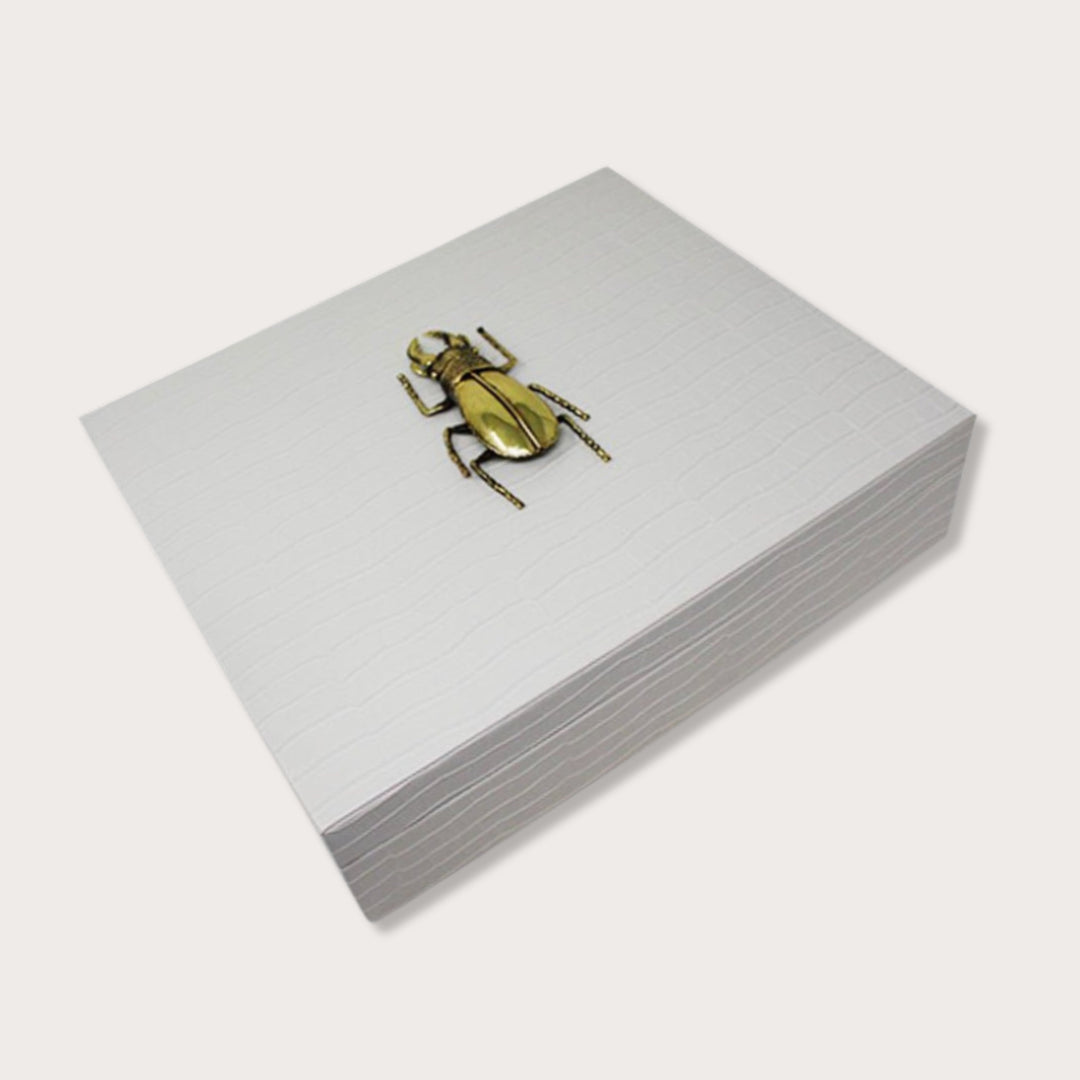 Beetle Embossed Big Box - LAURA CANTU JEWELRY