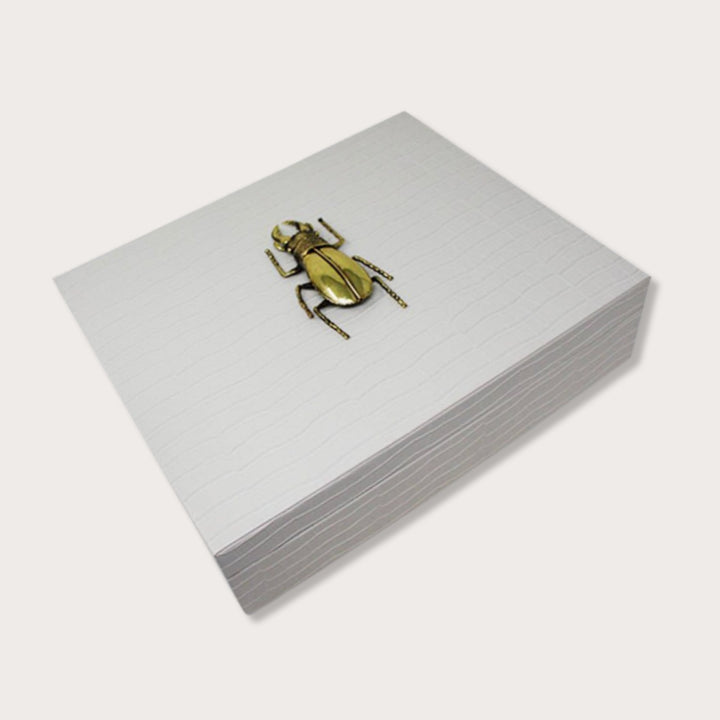 Beetle Embossed Big Box - LAURA CANTU JEWELRY