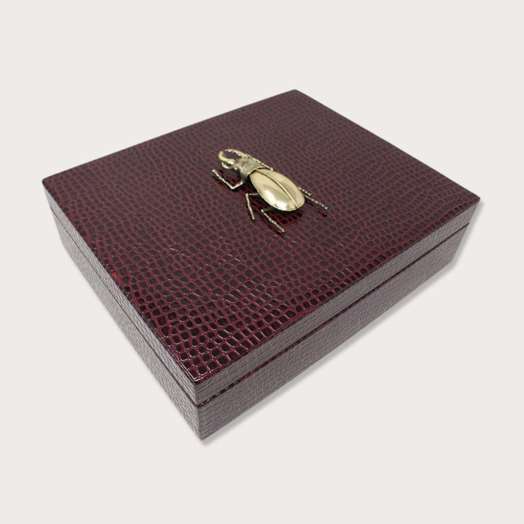 Beetle Embossed Big Box - LAURA CANTU JEWELRY