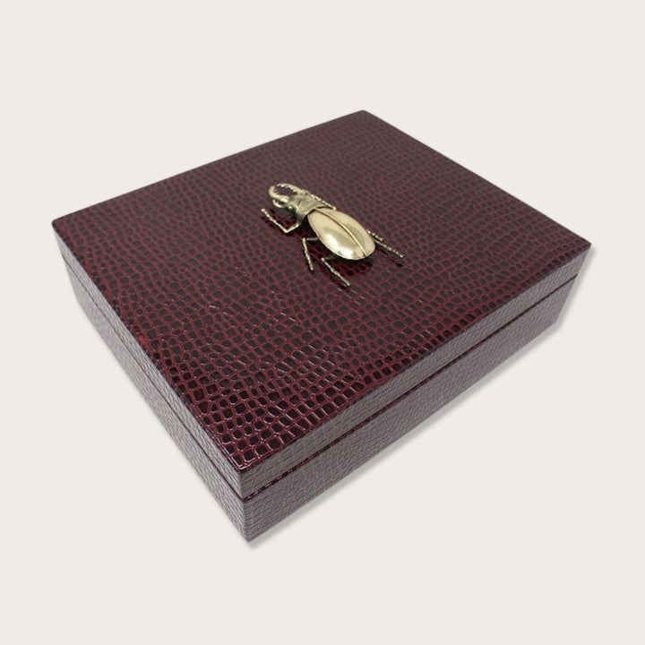 Beetle Embossed Big Box - LAURA CANTU JEWELRY