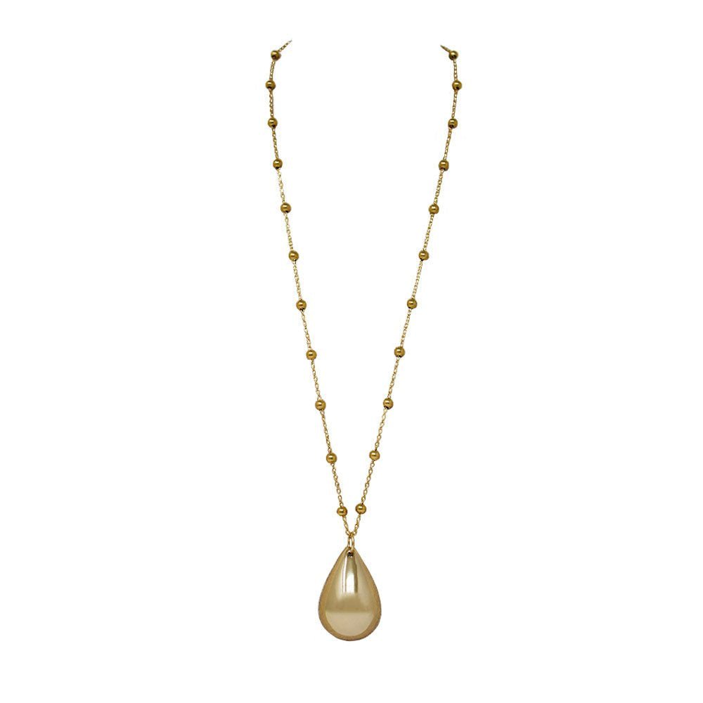 Big Drop Necklace - LAURA CANTU JEWELRY US