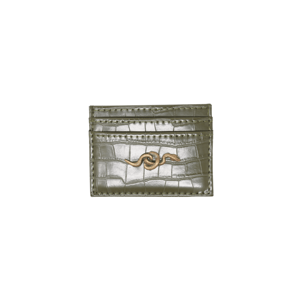 Card Holder Snake Green - LAURA CANTU JEWELRY