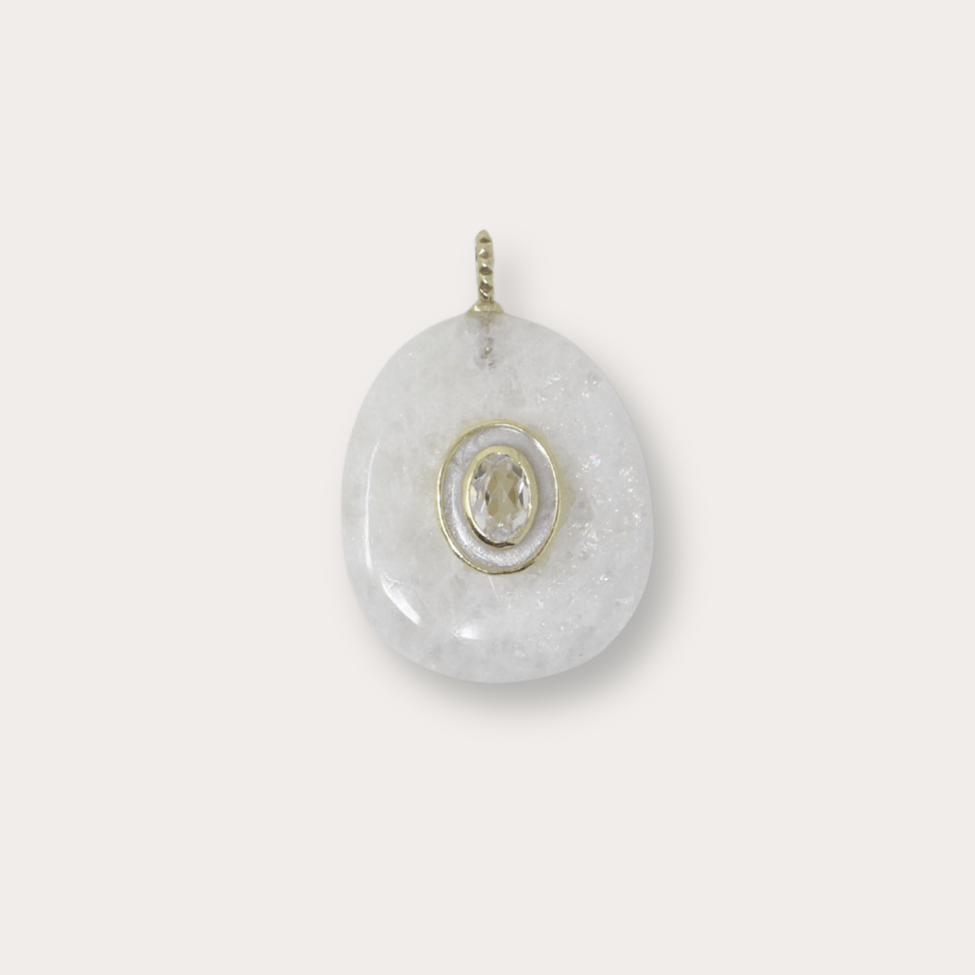 Chalcedony Large - LAURA CANTU JEWELRY