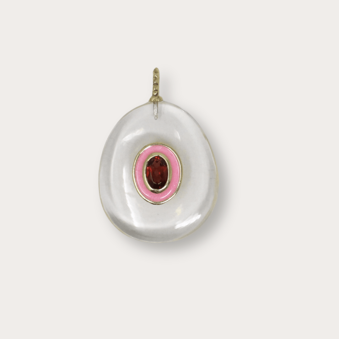 Clear Quartz Large - LAURA CANTU JEWELRY