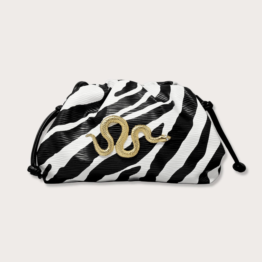 Clutch Zebra Small - LAURA CANTU JEWELRY