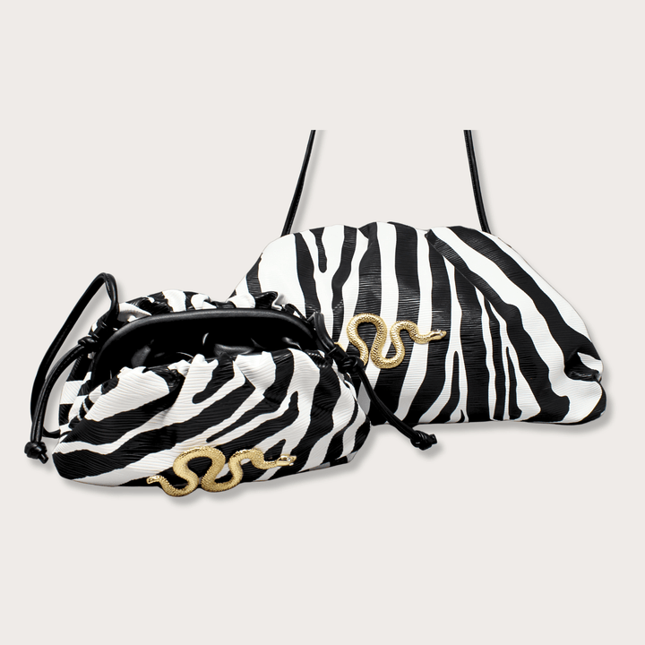 Clutch Zebra Small - LAURA CANTU JEWELRY
