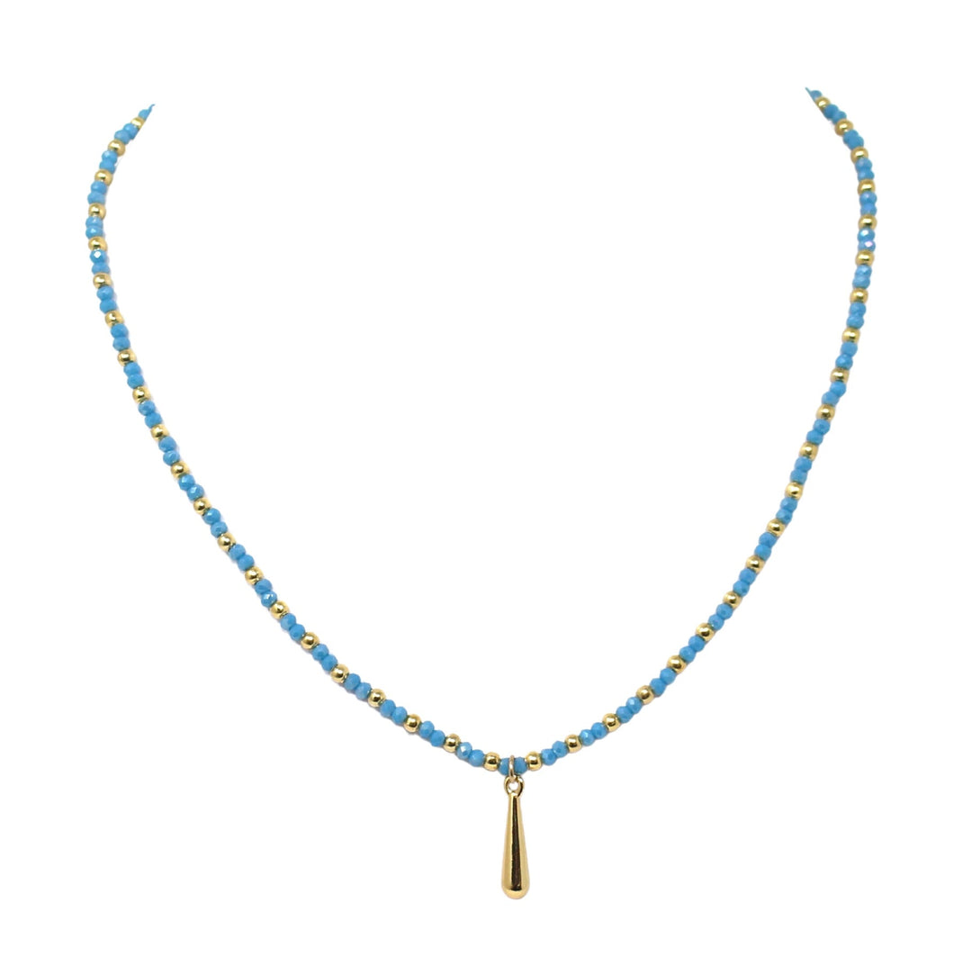 Collar con dije gota - LAURA CANTU JEWELRY