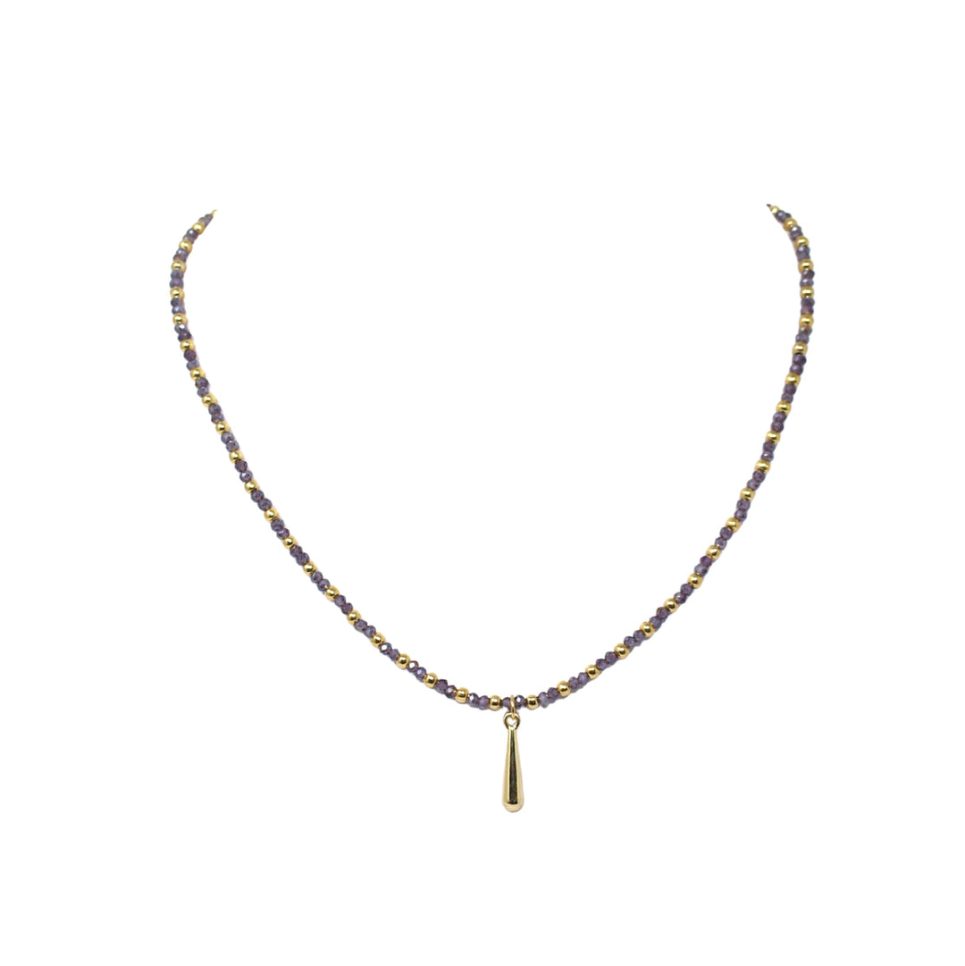 Collar con dije gota - LAURA CANTU JEWELRY