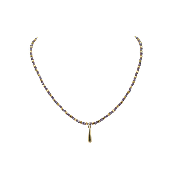 Collar con dije gota - LAURA CANTU JEWELRY