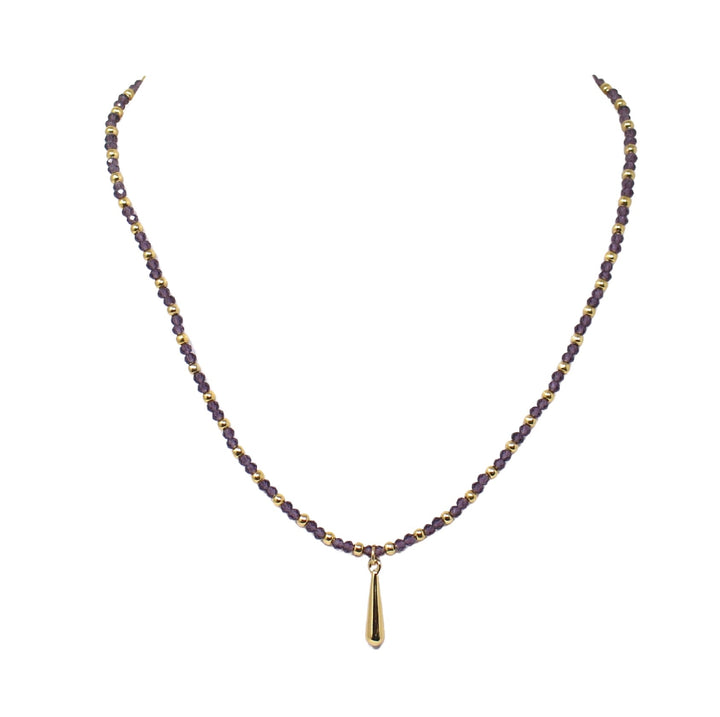 Collar con dije gota - LAURA CANTU JEWELRY