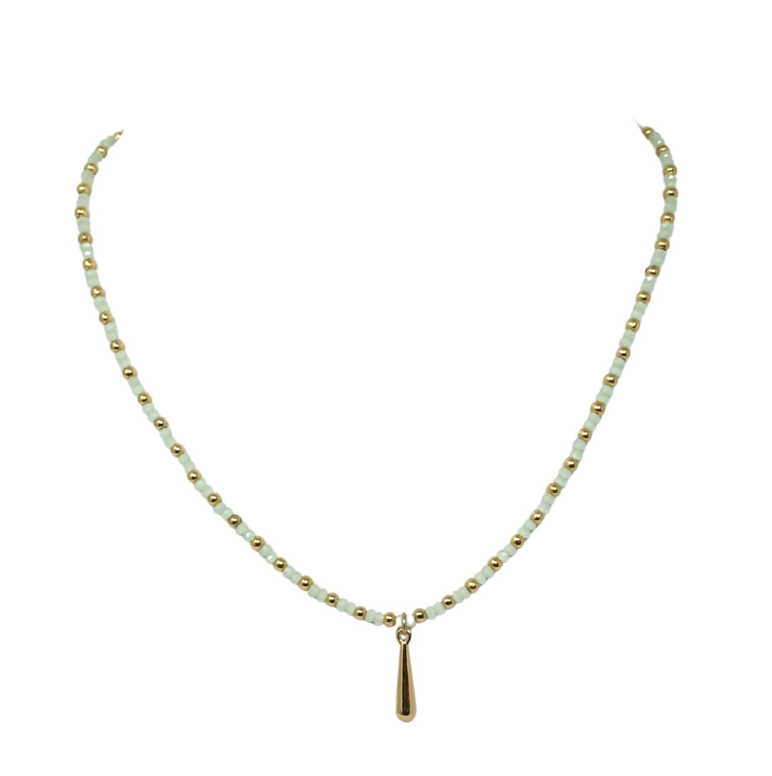 Collar con dije gota - LAURA CANTU JEWELRY