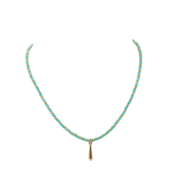 Collar con dije gota - LAURA CANTU JEWELRY