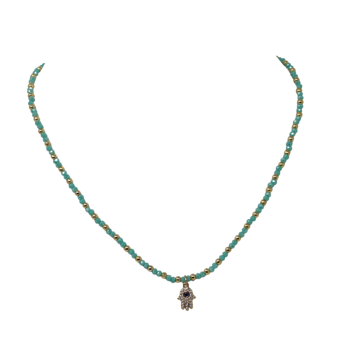 Collar con dije mano - LAURA CANTU JEWELRY