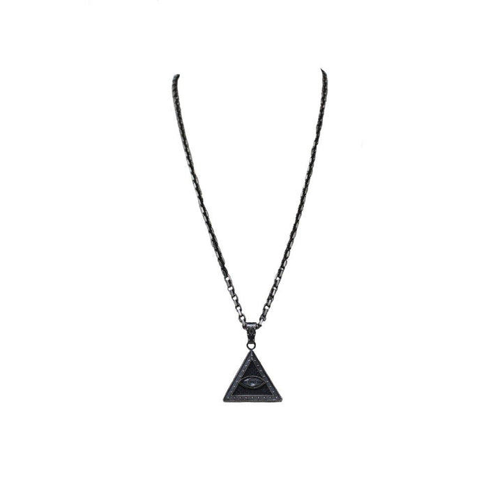 Collar de plata con ojo - LAURA CANTU JEWELRY