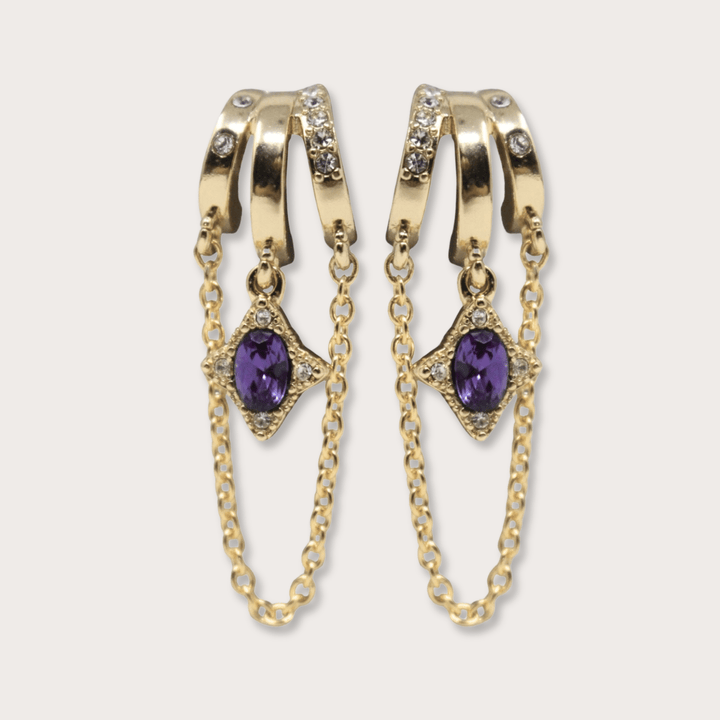 Cordelia Oval Gem - LAURA CANTU JEWELRY