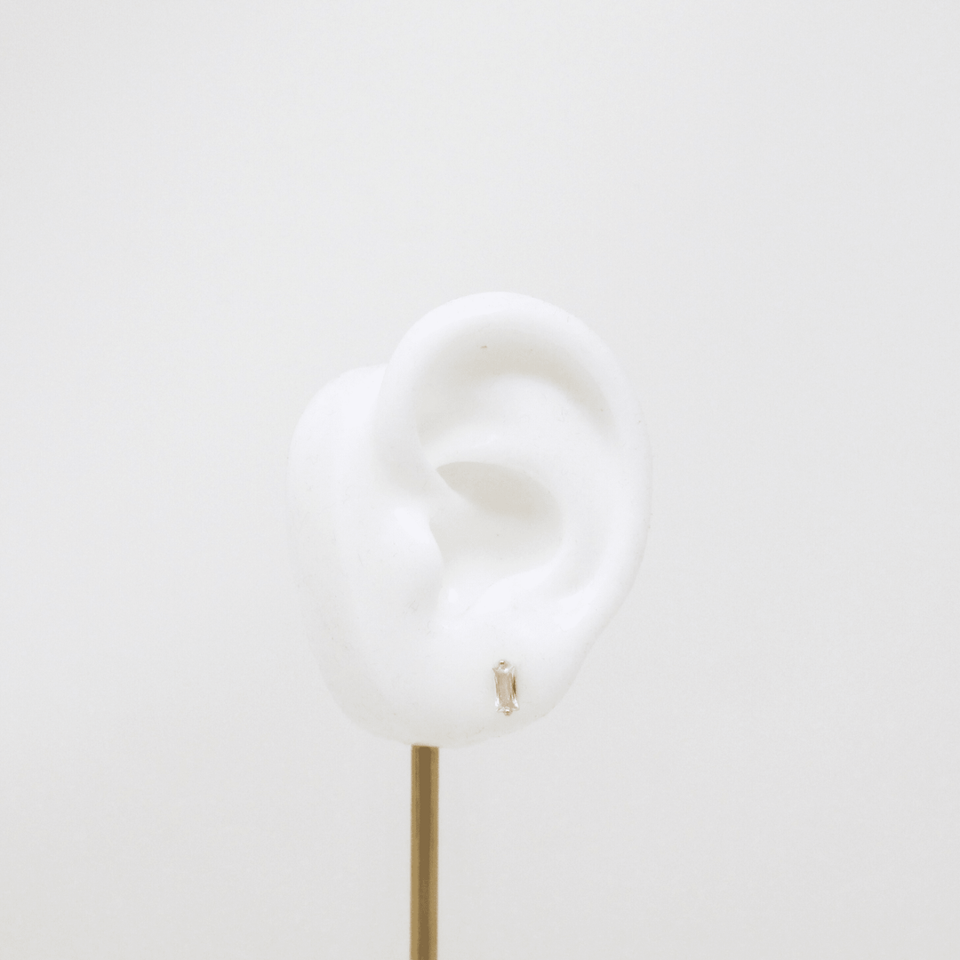 Crystal Baguette Piercing - LAURA CANTU JEWELRY