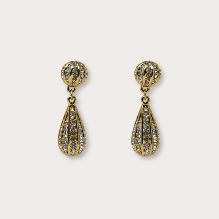 Crystal Drop Earrings - LAURA CANTU JEWELRY