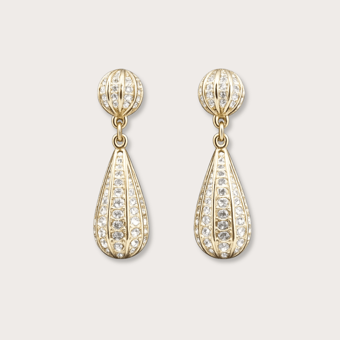 Crystal Drop Earrings - LAURA CANTU JEWELRY