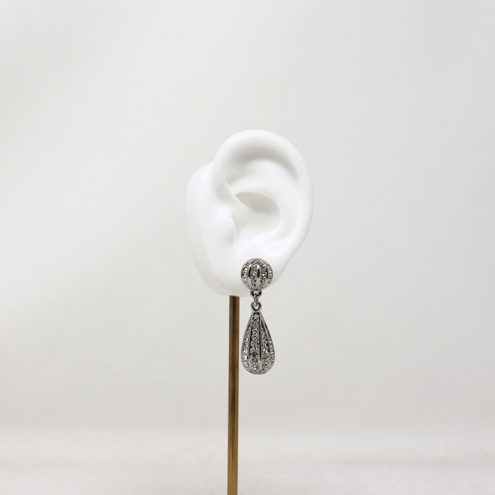 Crystal Drop Earrings - LAURA CANTU JEWELRY