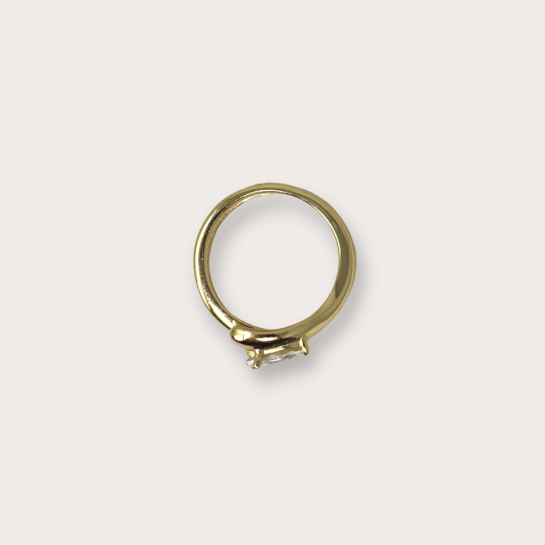 Crystal Serpent Ring - LAURA CANTU JEWELRY