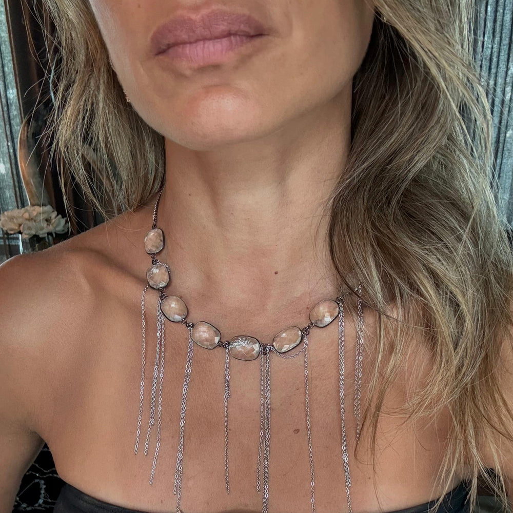 Daniela Fringe Necklace - LAURA CANTU JEWELRY