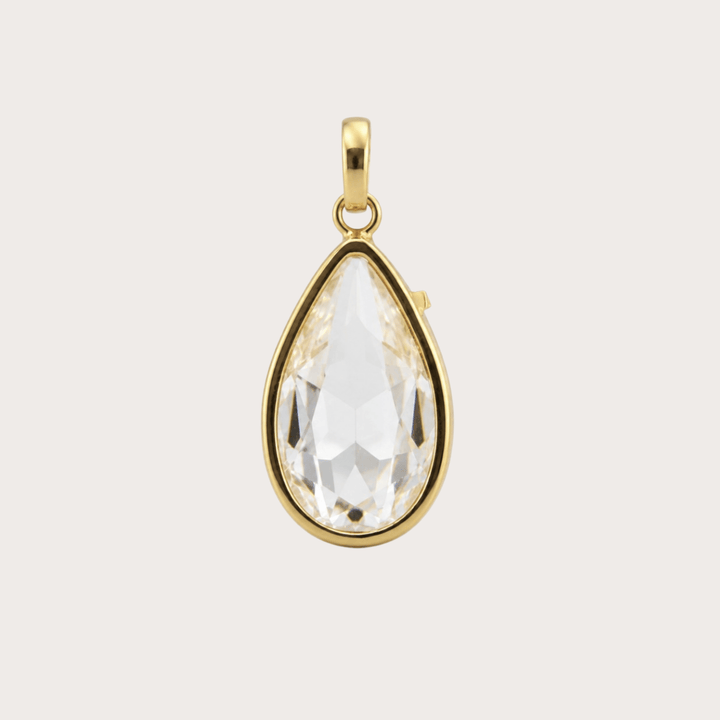 Dije Gota Grande Cristal - LAURA CANTU JEWELRY