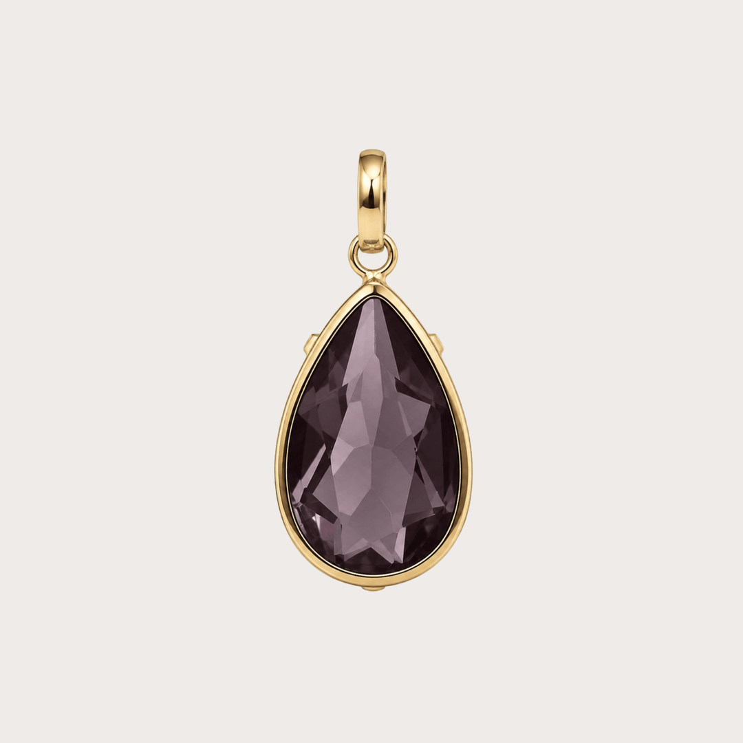Dije Gota Grande Cristal - LAURA CANTU JEWELRY