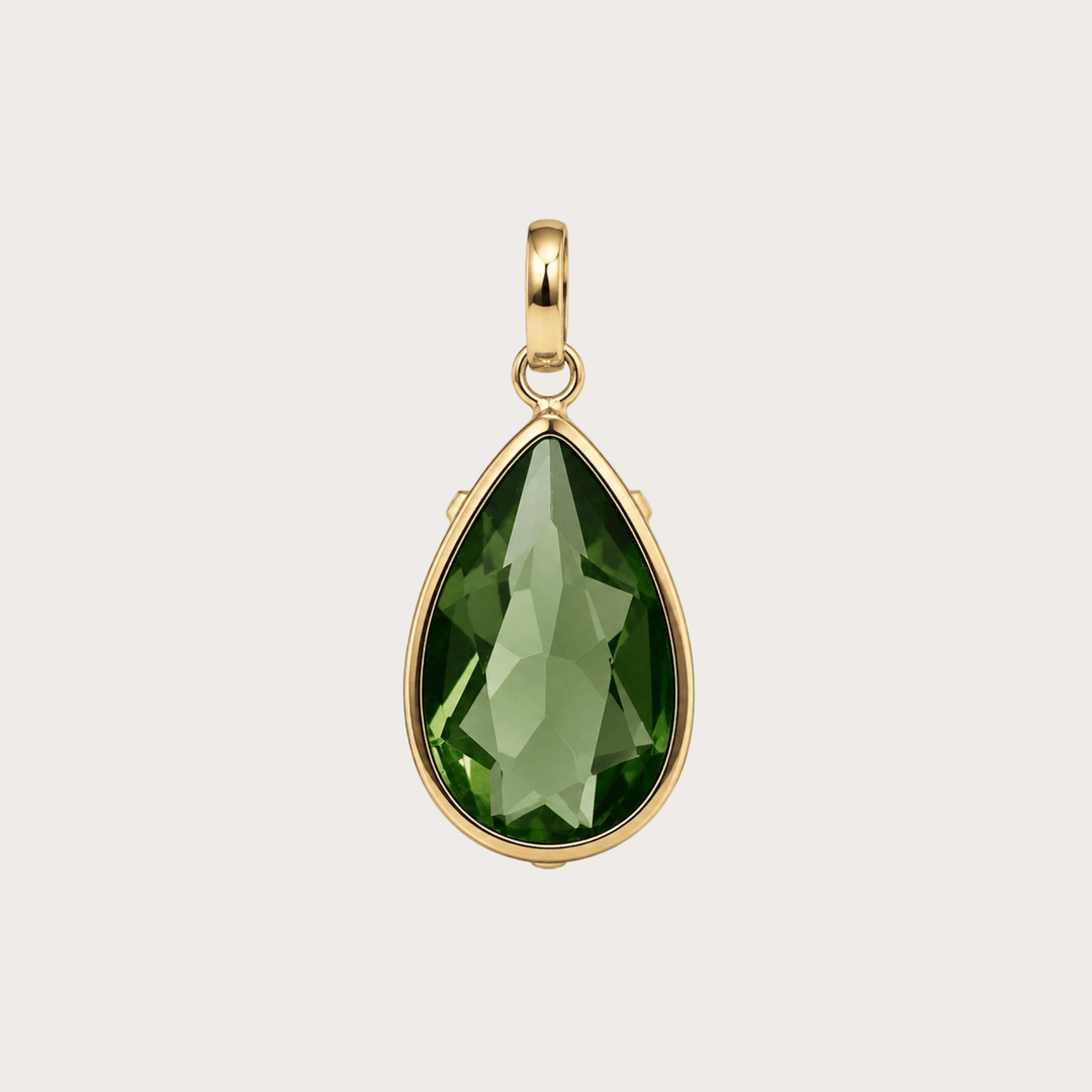 Dije Gota Grande Cristal - LAURA CANTU JEWELRY