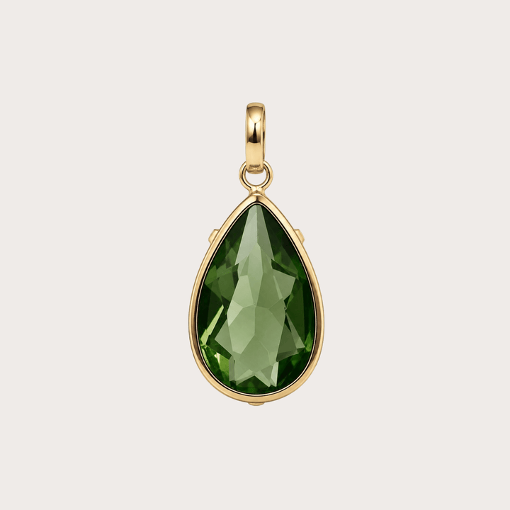 Dije Gota Grande Cristal - LAURA CANTU JEWELRY