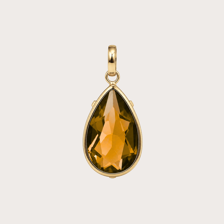 Dije Gota Grande Cristal - LAURA CANTU JEWELRY