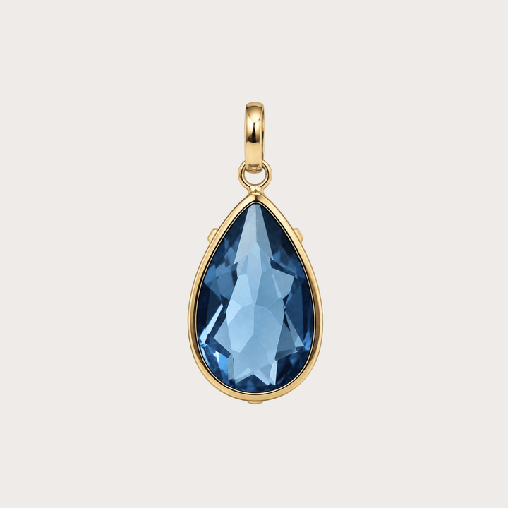 Dije Gota Grande Cristal - LAURA CANTU JEWELRY